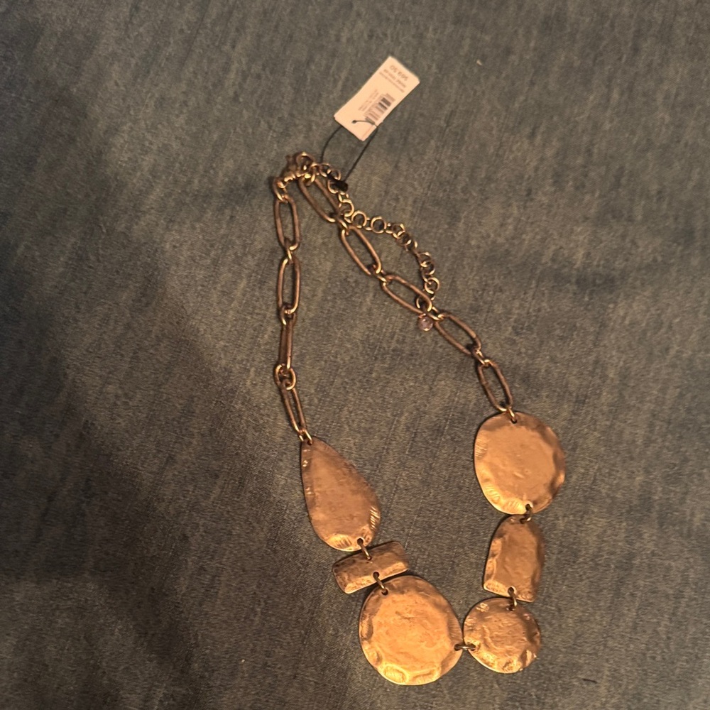 Chico's Gold Statement Necklace
